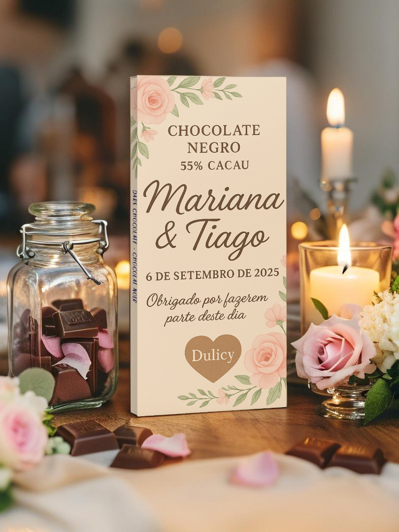 Tablete de Chocolate 55% Cacau